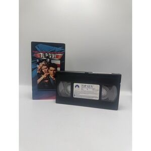 Top Gun VHS 1987 Paramount Home Video Tom‎ Cruise Kelly McGillis 1692 Movie Tape
